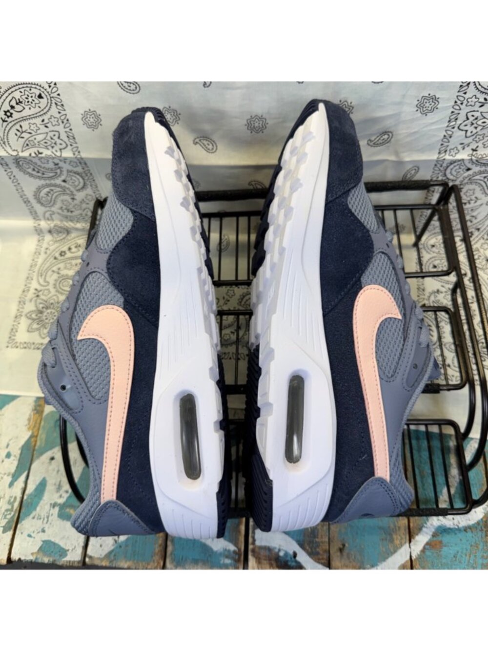 Nike Air Max SC Women's Sneakers Size 9.5 Gray Athletic Shoes CW4554-400 Worn 1X - Picture 9 of 10